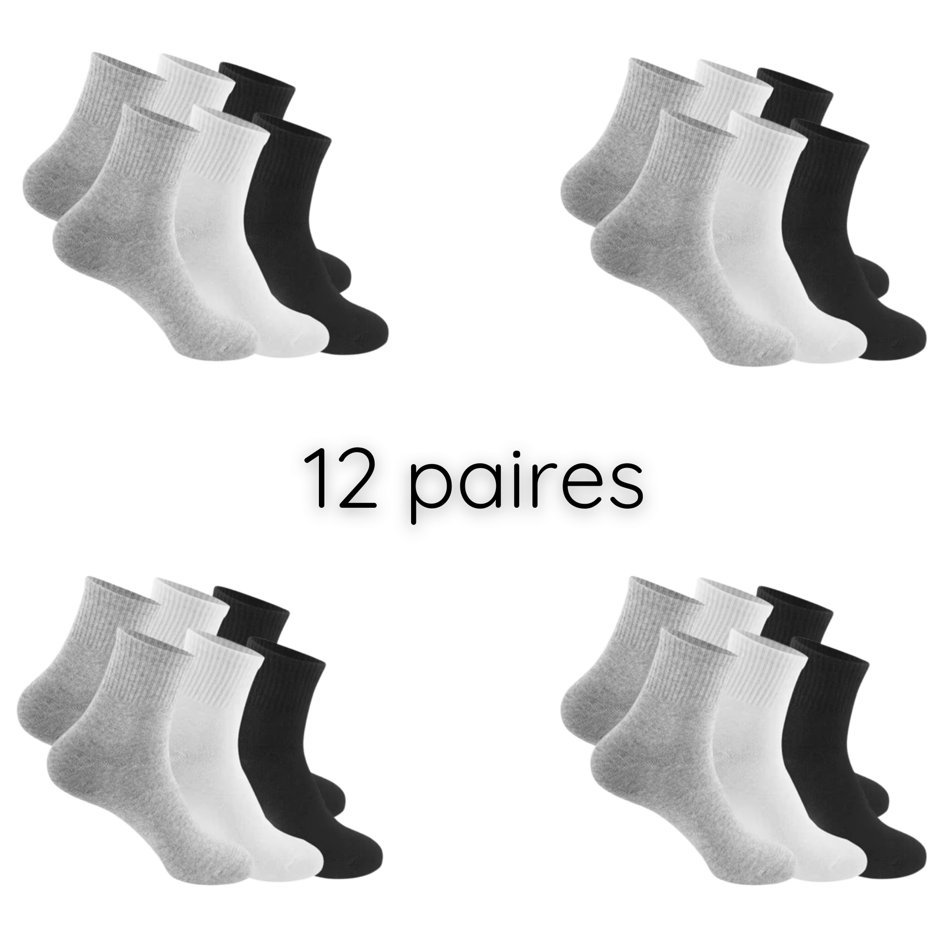 Pack chaussettes 24 paires