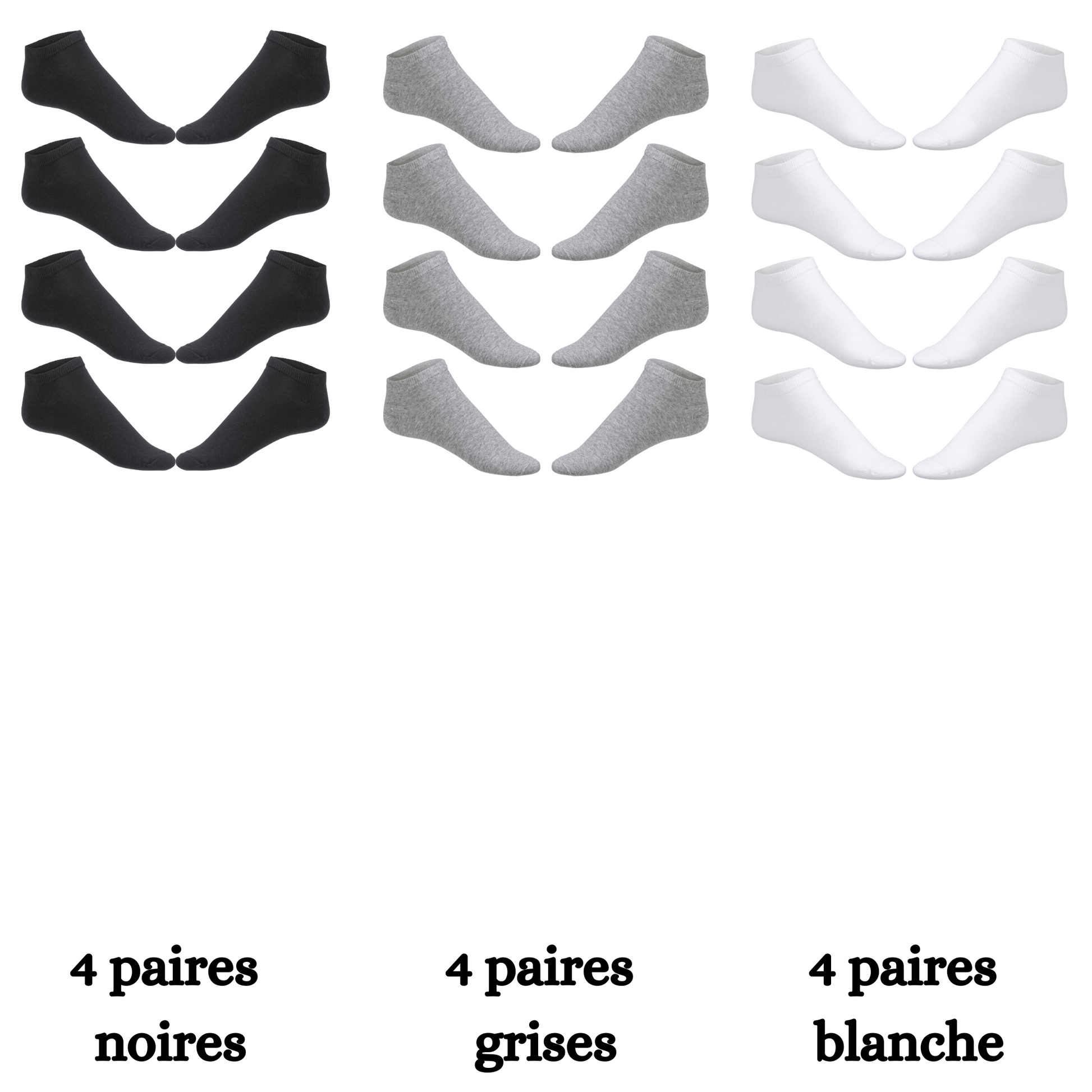 Pack chaussettes 24 paires