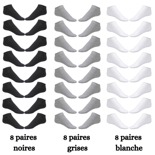 Pack chaussettes 24 paires